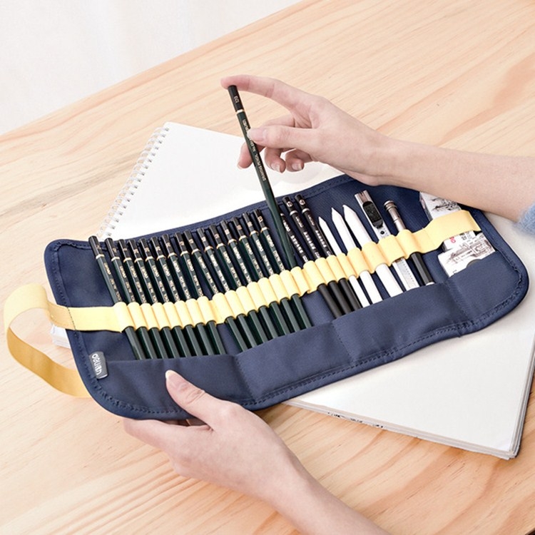 27 In 1 Sketch Pencil Set Malwerkzeuge Kunstbedarf für Schüler – Bild 3