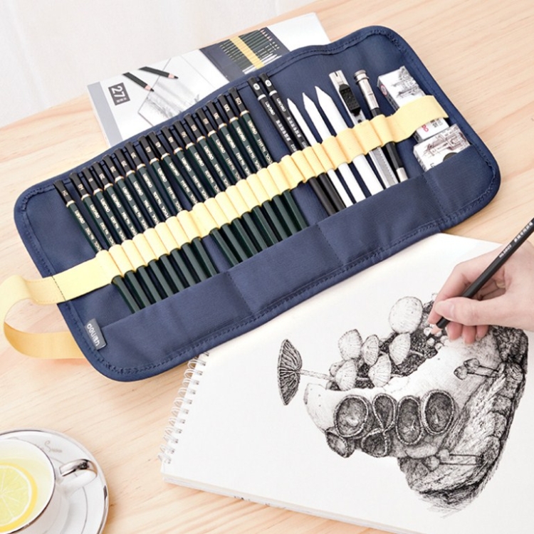 27 In 1 Sketch Pencil Set Malwerkzeuge Kunstbedarf für Schüler – Bild 5