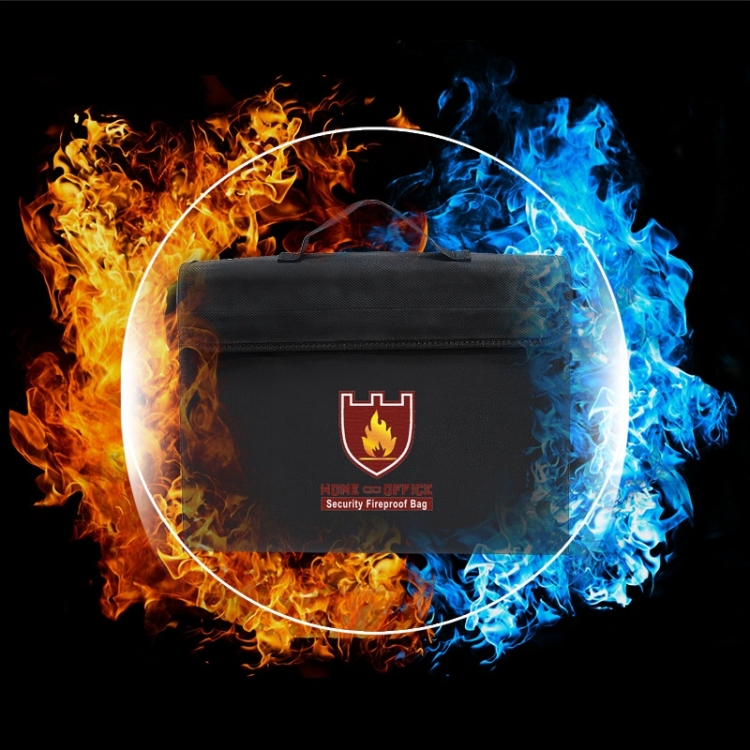 Tragbarer, feuerfester, wasserdichter und sicherer Aktenordner aus Glasfasergewebe für das Büro – Bild 6