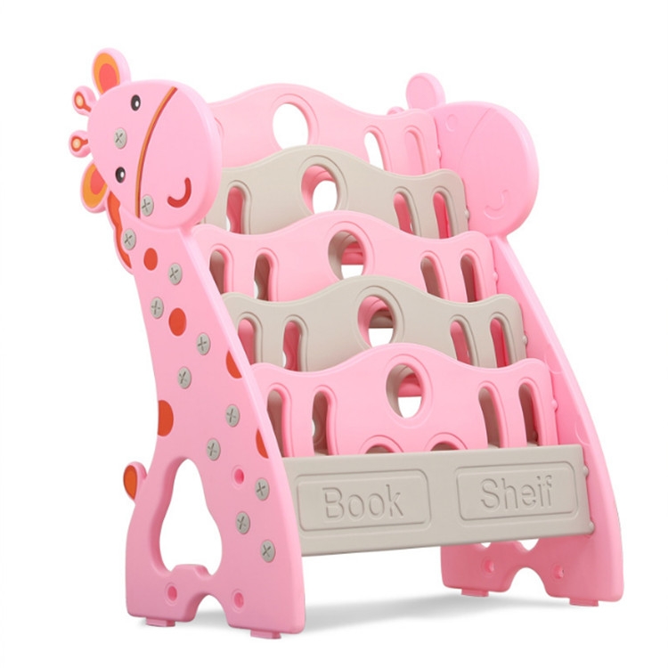 Kinder-Bücherregal, einfaches Haushalts-Bodenregal, Baby-Bücherregal, Aufbewahrung, Kindergarten, mehrschichtiges Cartoon-Bildbuchregal – Bild 2