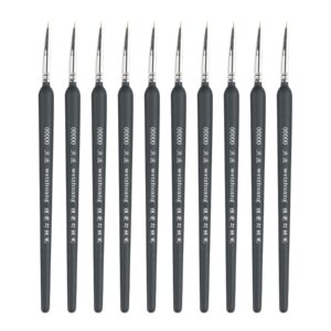 WeiZhuang Hook Line Pen Malerei Handgemaltes Aquarell Wolf Mint Hook Line Pen Malerei Strich Dünne Linie Pinsel