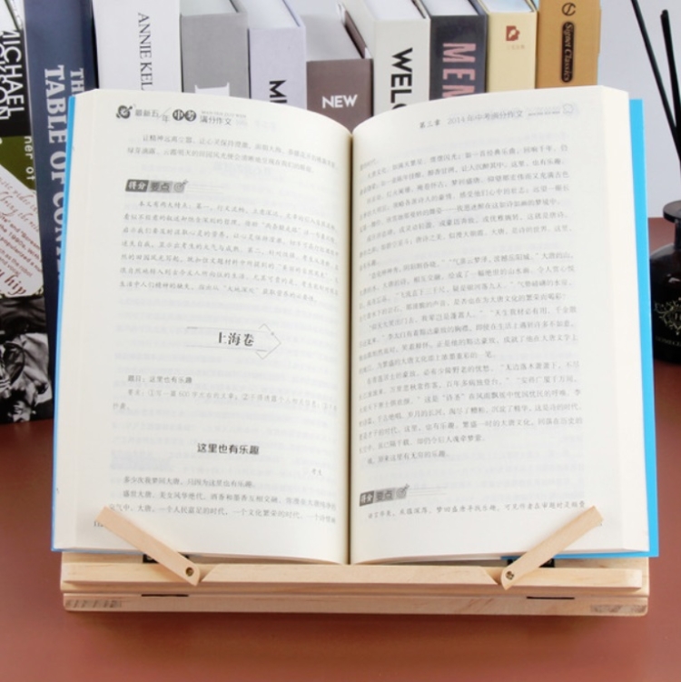 Leseständer aus Holz für Kinder, Notebook-Ständer, Anti-Myopie-Buchständer – Bild 3