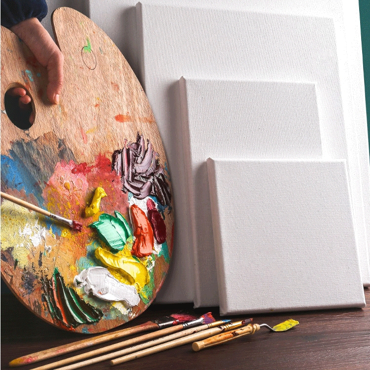 Baumwoll-Holzrahmen, Leinwand-Ölgemälderahmen – Bild 3