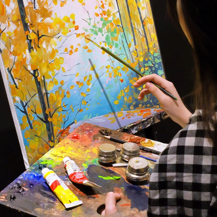 Baumwoll-Holzrahmen, Leinwand-Ölgemälderahmen – Bild 4