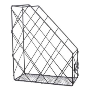Zeitschriftenhalter Modernes Desktop-Buchaufbewahrungsregal Eisen-Bücherregal