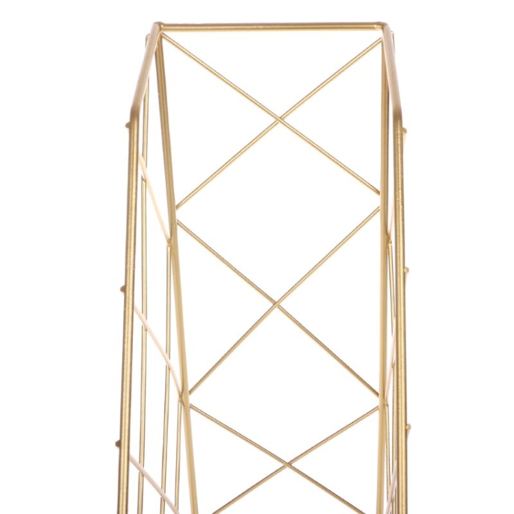 Zeitschriftenhalter Modernes Desktop-Buchaufbewahrungsregal Eisen-Bücherregal – Bild 6