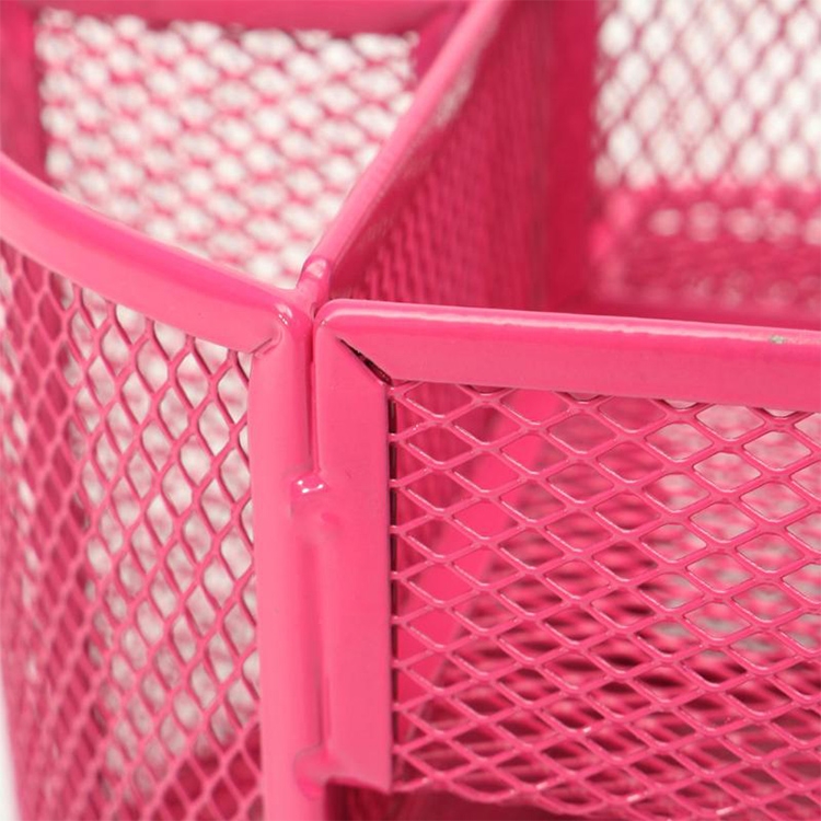 Schreibtisch-Organizer mit 9 Fächern, Metallgeflecht, Büro-Stifthalter – Bild 5