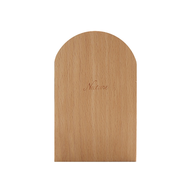 Rutschfeste Buchstützen, Regalhalter, Buchständer aus Naturholz – Bild 2