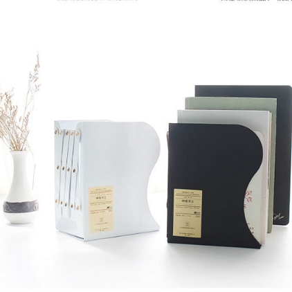 Passen Sie das Bücherregal an, eine große Buchstütze aus Metall für den Schreibtisch, für Bücher, Geschenkartikel und Schreibwaren – Bild 3