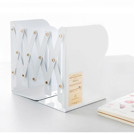 Passen Sie das Bücherregal an, eine große Buchstütze aus Metall für den Schreibtisch, für Bücher, Geschenkartikel und Schreibwaren – Bild 5