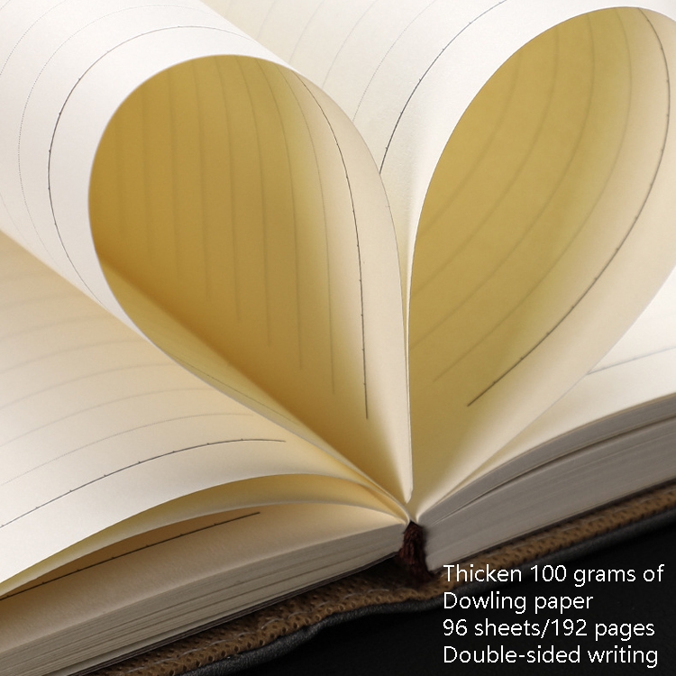 Notizbuch-Geschäfts-Retro einfacher Notizbuch-Büro-Notizblock – Bild 3