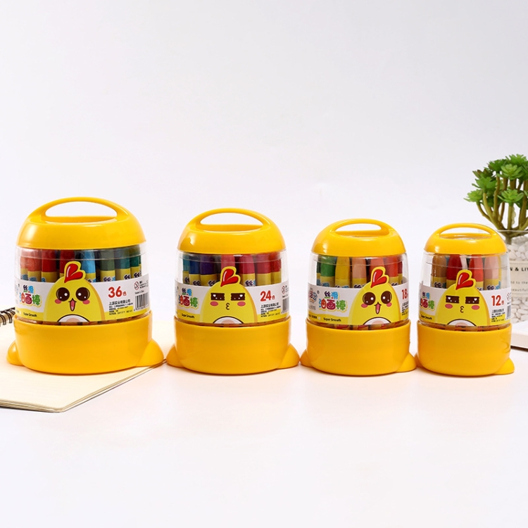 3-teiliges Ölpastellfass, 12 Farben, 18 Farben, 24 Farben, 36 Farben, Zeichenset für Kinder, waschbare Buntstifte – Bild 2