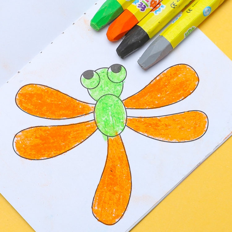 3-teiliges Ölpastellfass, 12 Farben, 18 Farben, 24 Farben, 36 Farben, Zeichenset für Kinder, waschbare Buntstifte – Bild 4