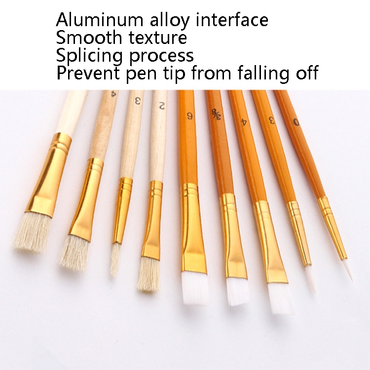 ZHU TING 25 PCS / Set Multifunktionale Ölfarbe Pinsel Gouache Aquarell Acrylfarbe Pinsel Student Malutensilien – Bild 6