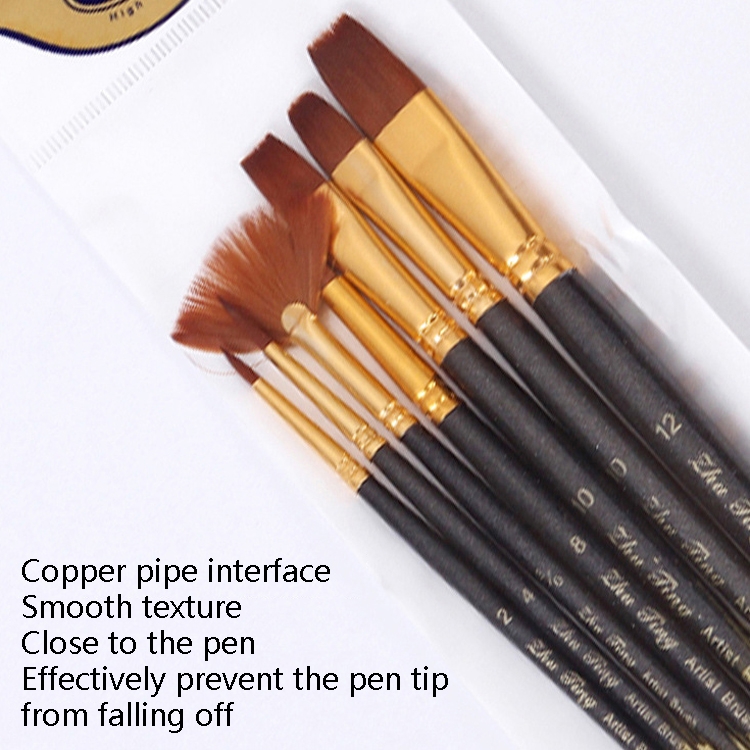 ZHU TING 21 Stück/3 Sets Nylonpinsel, Aquarellpinsel und Ölpinsel, Kunst- und Malzubehör – Bild 8