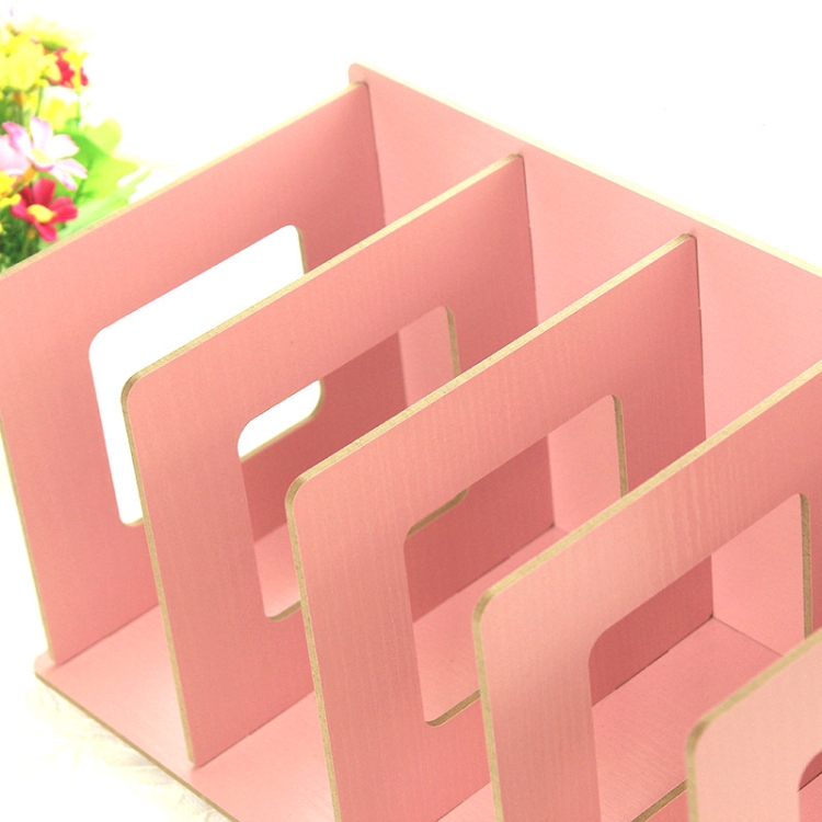 Cd01 Home Multifunktionale Aufbewahrung DIY Kreatives CD-Regal Holz DVD-Regal Studenten-Bücherregal – Bild 4