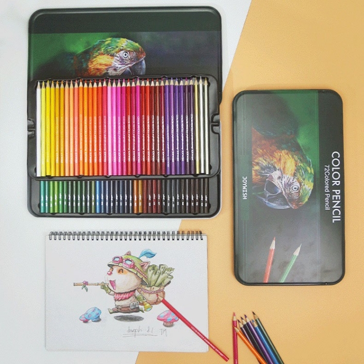 72-Farben-Blechdose Ölige Zeichenstifte – Bild 14