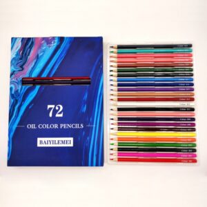72-Farben Student Drawing Coloured Pencil Vollständige englische Version Set