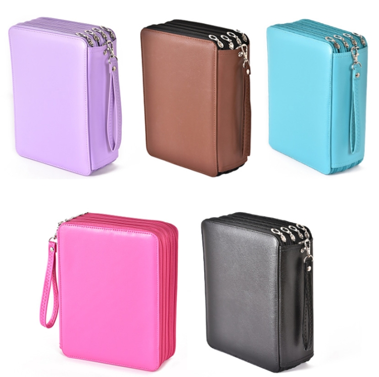 184-Loch-Kunstaufbewahrungs-Federmäppchen, mehrfarbig, für Skizzenstifte, Farbminen, großes Fassungsvermögen, Briefpapierbox – Bild 2