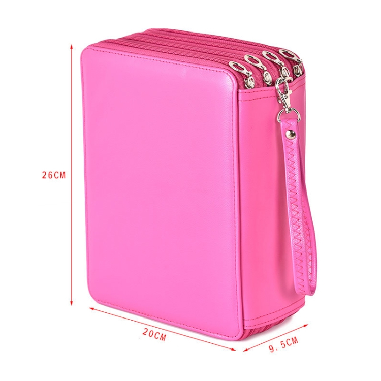 184-Loch-Kunstaufbewahrungs-Federmäppchen, mehrfarbig, für Skizzenstifte, Farbminen, großes Fassungsvermögen, Briefpapierbox – Bild 7