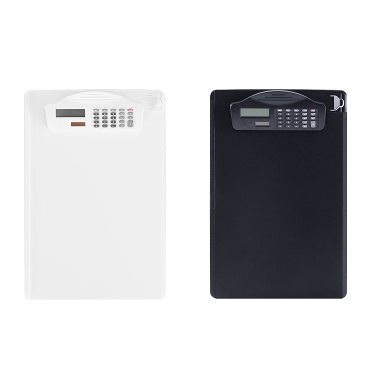 A4-Multifunktionsordner mit Taschenrechner, Lineal, Schreibtafel, Dateiaufbewahrung, Kunststoffschiene – Bild 2