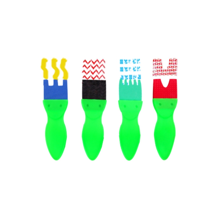 31 in 1 Malerei Schwamm Dichtung Früherziehung Kunst Graffiti Zubehör für Kinder – Bild 2