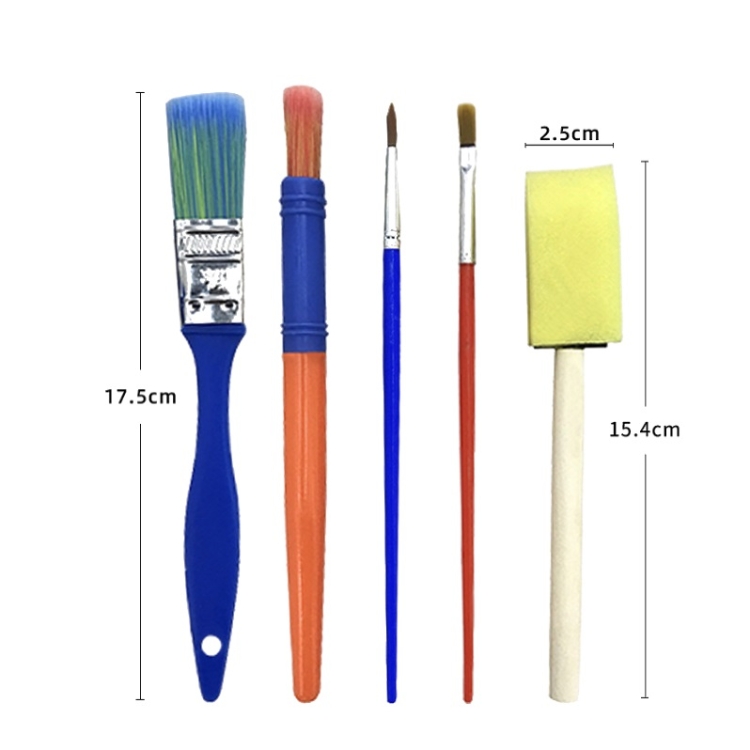 31 in 1 Malerei Schwamm Dichtung Früherziehung Kunst Graffiti Zubehör für Kinder – Bild 5