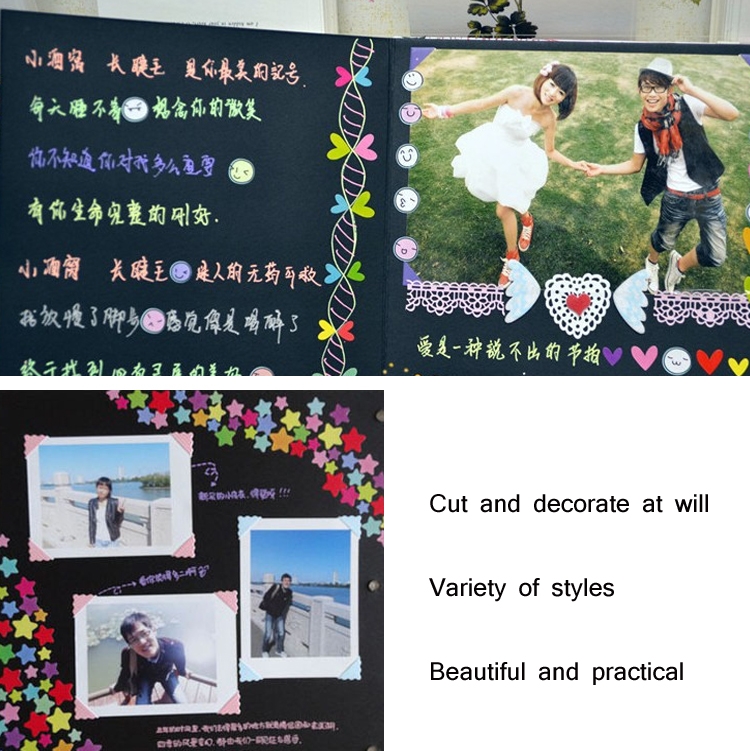 Fotoalbum-Herstellung, DIY-Zubehör-Set, Handbuch, handgefertigtes dekoratives Zubehör, Spezifikation: – Bild 6