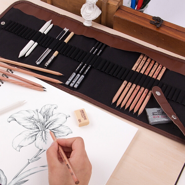 29 Teile/Satz MARCO Anfänger-Skizzenset, Skizzierwerkzeuge – Bild 6