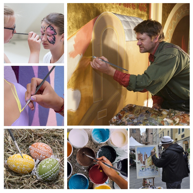 17-in-1-Acrylpinsel, Mehrzweck-Nylonwolle-Aquarellpinsel, Kunstmalmaterial, Qith-Leinwand-Maltasche – Bild 7