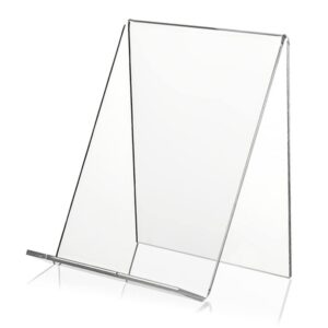 2 PCs Acryl -Anzeigeständer transparenter Buchregal Fotorahmenhalter