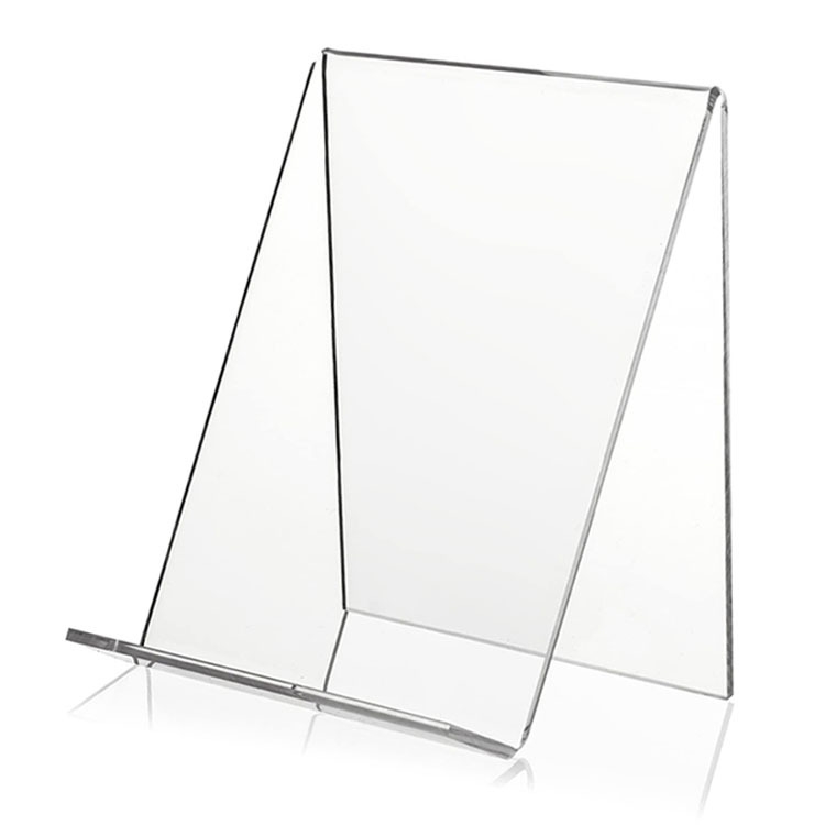 2 PCs Acryl -Anzeigeständer transparenter Buchregal Fotorahmenhalter
