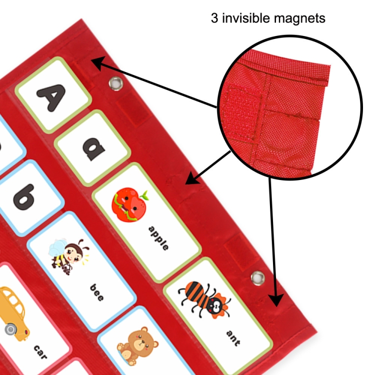 Whiteboard-Magnet-Hängetasche, Lehrmaterial – Bild 5