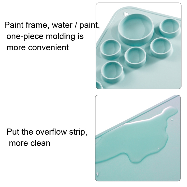 Silikon-Zeichenblock für Kinder, abwischbare und waschbare Farbpaletten – Bild 4