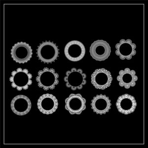 10 Sets Sonne, Mond, Sterne, Vintage-Spitze, Kinder-Handbuchmaterial