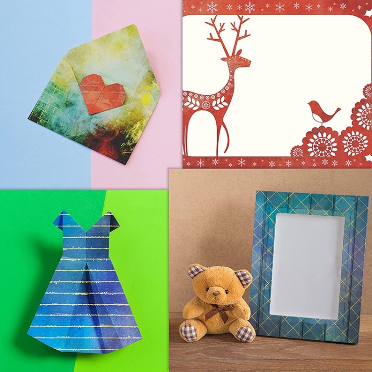 6 Zoll 24 Blatt Scrapbooking-Hintergrundpapier, Kunst, handgefertigtes Kunsthandwerk – Bild 6