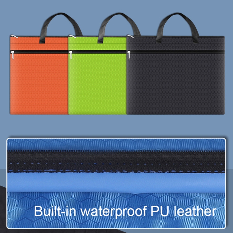 A3-8133 Aktentasche mit großem Fassungsvermögen und Reißverschluss, Oxford-Stoff, wasserdichte Kunst-Aufbewahrungstasche – Bild 6