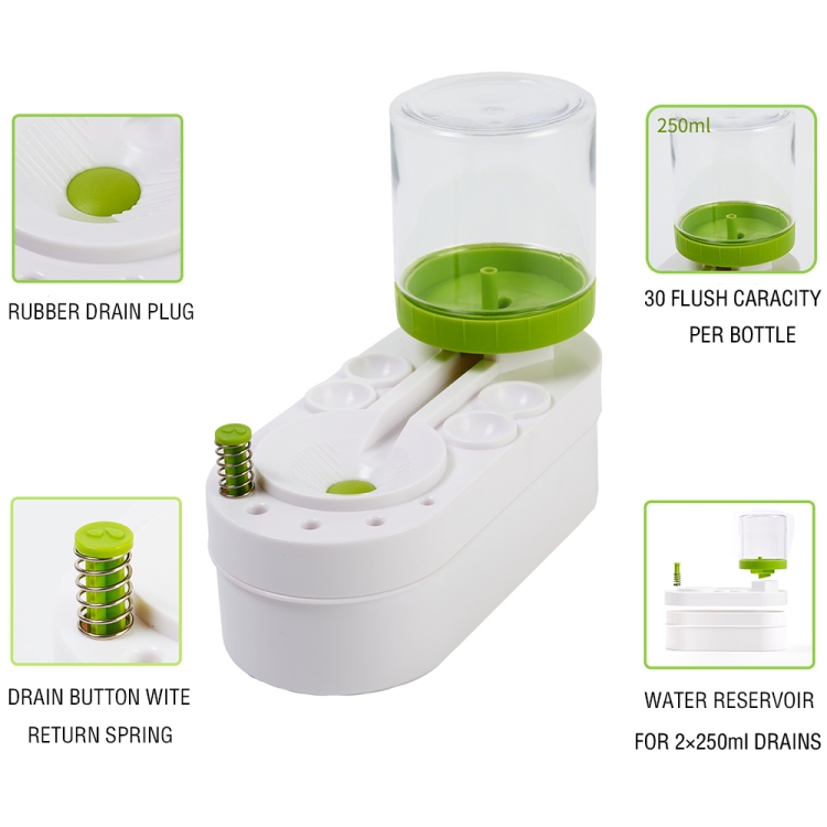 Pinselreiniger für Ölgemälde der 2. Generation mit Wasserbehälter, Farbstiftwascher – Bild 3