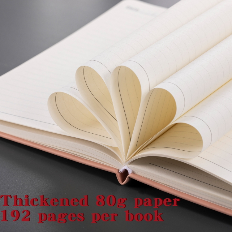 A6 PU-Leder-Notizbuch, Business-Notizblock, 96 Blatt Innenseiten – Bild 7