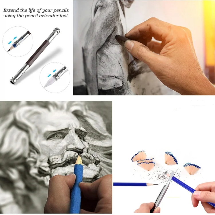 35-in-1 Malskizzenstift-Set, professionelle Zeichenwerkzeuge – Bild 7