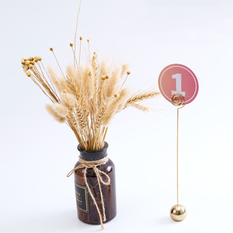 Hotel Edelstahl Tisch Nummer Platte Restaurant Hochzeit Menü Halter Anzahl Clip – Bild 2