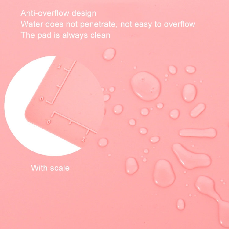 50x40cm Silikon-Doppelschüssel-Malunterlage, Graffiti-Ölgemäldematte, löschbares und waschbares Silikonunterlage – Bild 7