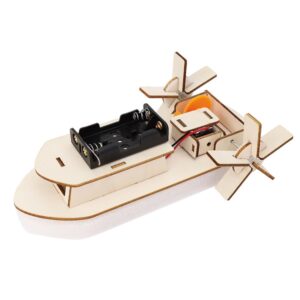 Kinder DIY selbst gemachtes elektrisches Bootsmodell Wissenschaftsunterricht Experimentiermaterial Kit