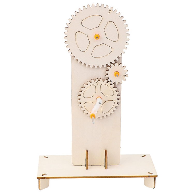 Physik-Experiment mit Zahnrad und Dreifachwirkung, Materialsatz für Getriebe mit variabler Geschwindigkeit, Kinder-Puzzle-Spielzeug