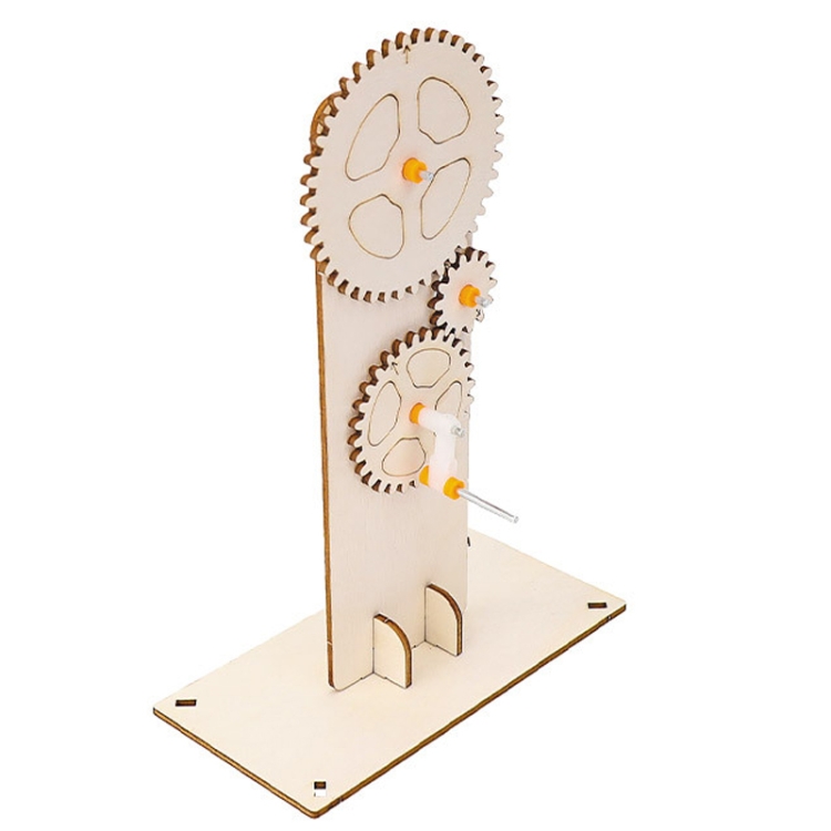 Physik-Experiment mit Zahnrad und Dreifachwirkung, Materialsatz für Getriebe mit variabler Geschwindigkeit, Kinder-Puzzle-Spielzeug – Bild 5