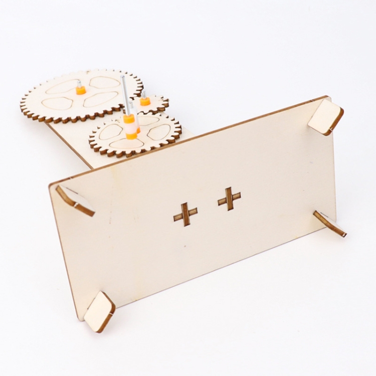 Physik-Experiment mit Zahnrad und Dreifachwirkung, Materialsatz für Getriebe mit variabler Geschwindigkeit, Kinder-Puzzle-Spielzeug – Bild 6