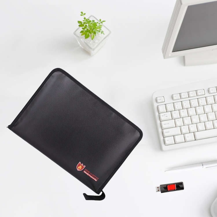 Feuerfester, wasserdichter Akkordeon-Aktenbeutel, Dokumenten-Organizer mit 13 Taschen, Größe A4 – Bild 5