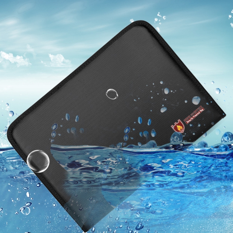 Feuerfester, wasserdichter Akkordeon-Aktenbeutel, Dokumenten-Organizer mit 12 Taschen, Größe A4 – Bild 3