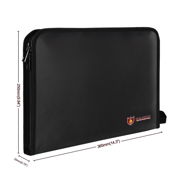 Feuerfester, wasserdichter Akkordeon-Aktenbeutel, Dokumenten-Organizer mit 12 Taschen, Größe A4 – Bild 6