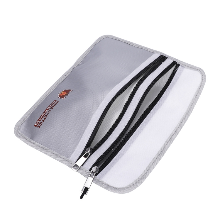 Doppelreißverschlusstaschen Feuerfeste Dokumententasche Wertsachenaufbewahrungstasche – Bild 3